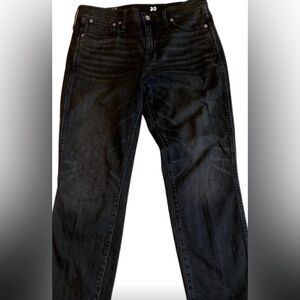 J. Crew Women's Vintage Straight Leg Jeans Faded Black Size 30